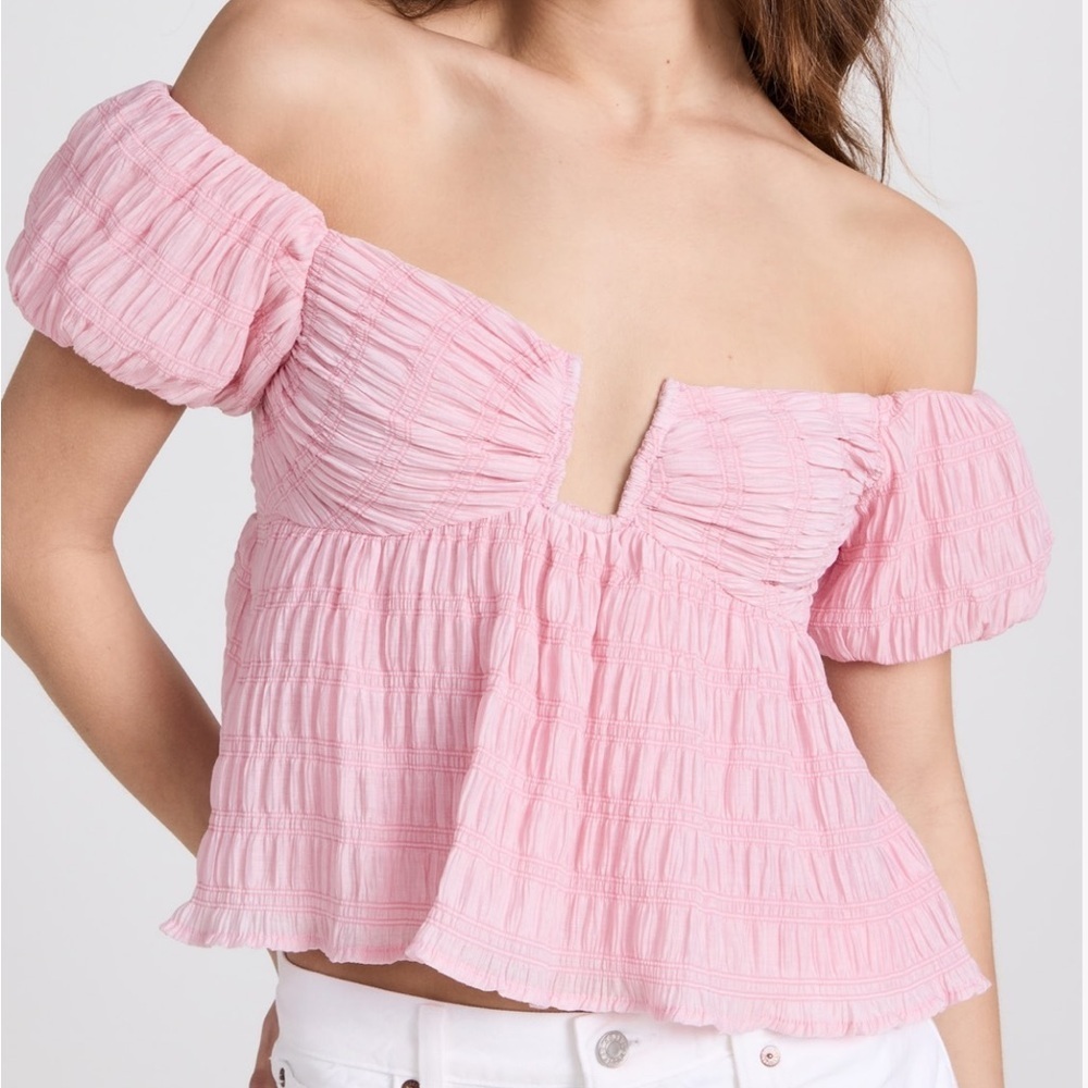ASTR the Label pink puff top medium - Picture 15 of 16